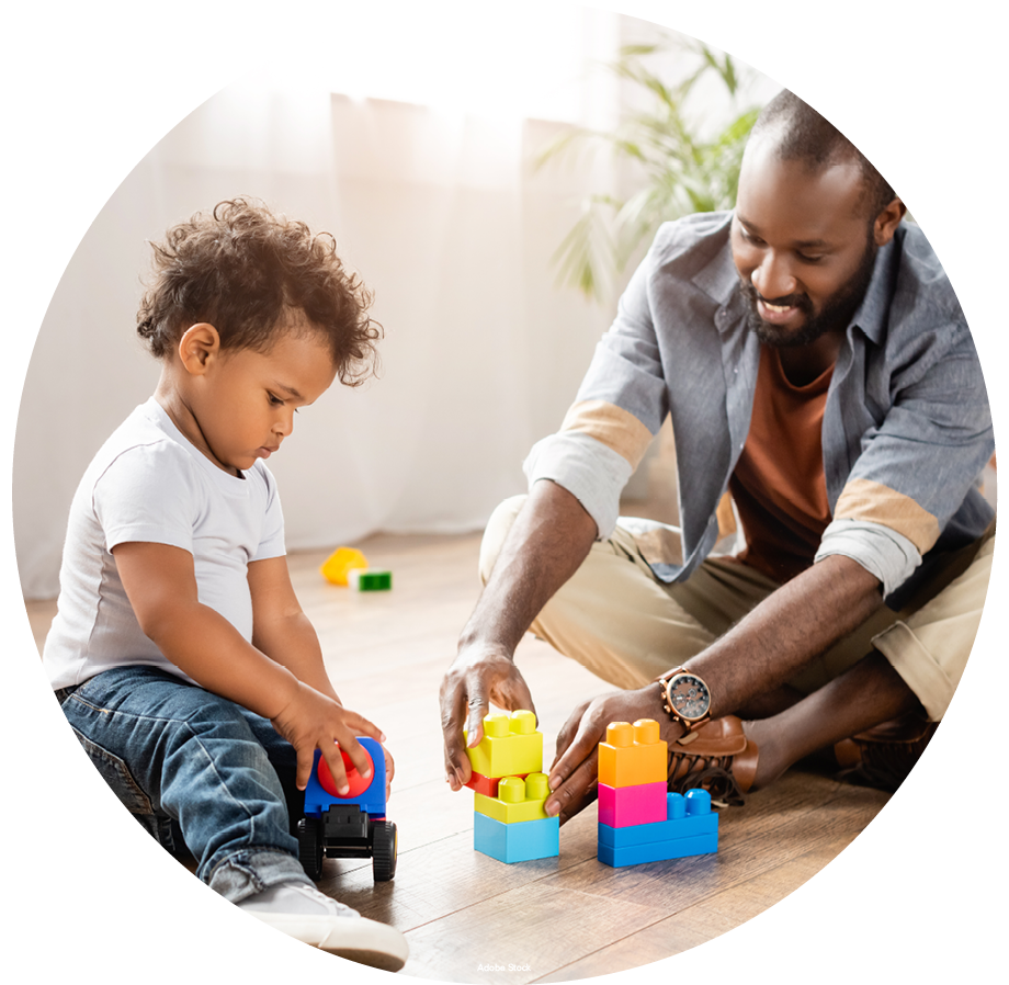 What Does In-Home ABA Therapy Look Like blog image. Photo of a therapist teaching a child.