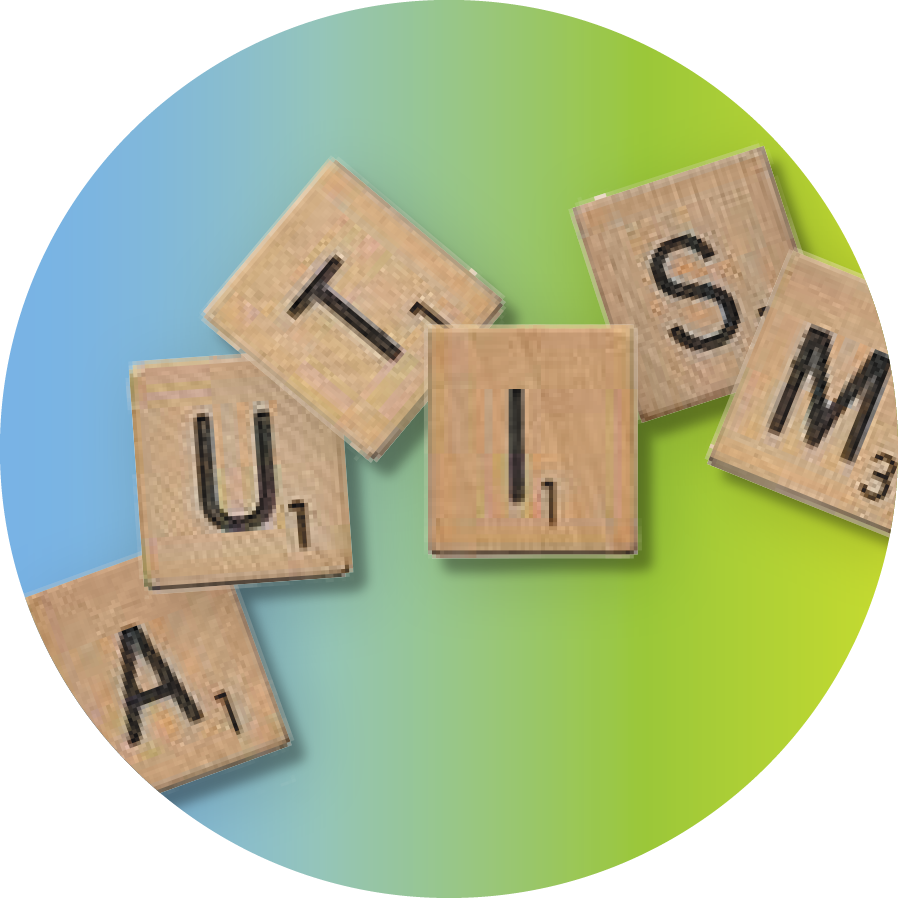 Autism Diagnosis Criteria Reference blog. Photo of Scrabble letters spelling out the word Autism.
