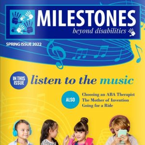 Milestones spring 2022 issue cover. Photo of the magazine cover.